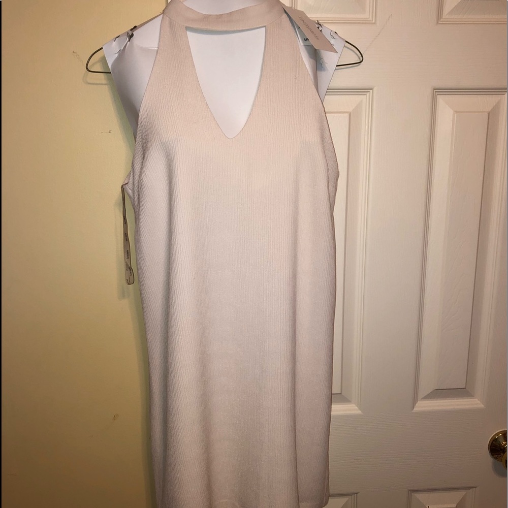 Cream color low cute dress